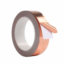 China Manufacturer Adhesive Stained Glass 25mm Copper Foil Tape For Soldering